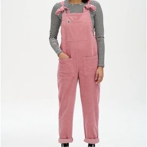 Lucy & Yak dusty pink corduroy overalls!